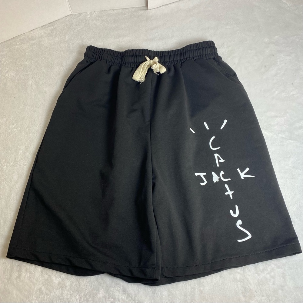 Cactus Jack Graphic Black Men's Shorts Size L